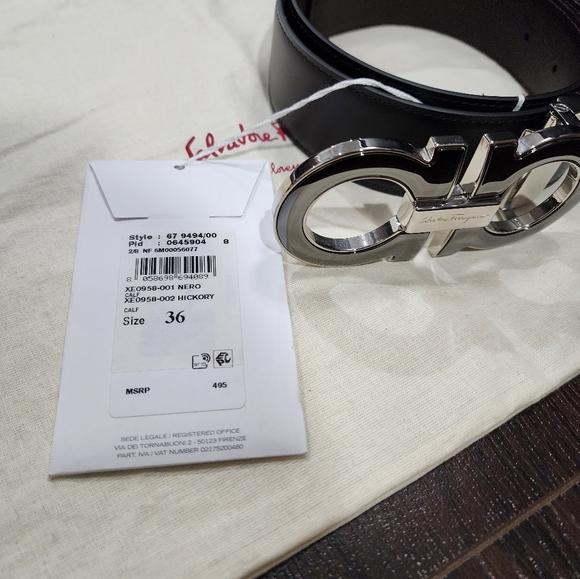 Brand New Mens Ferragamo Belt - Picture 7 of 7